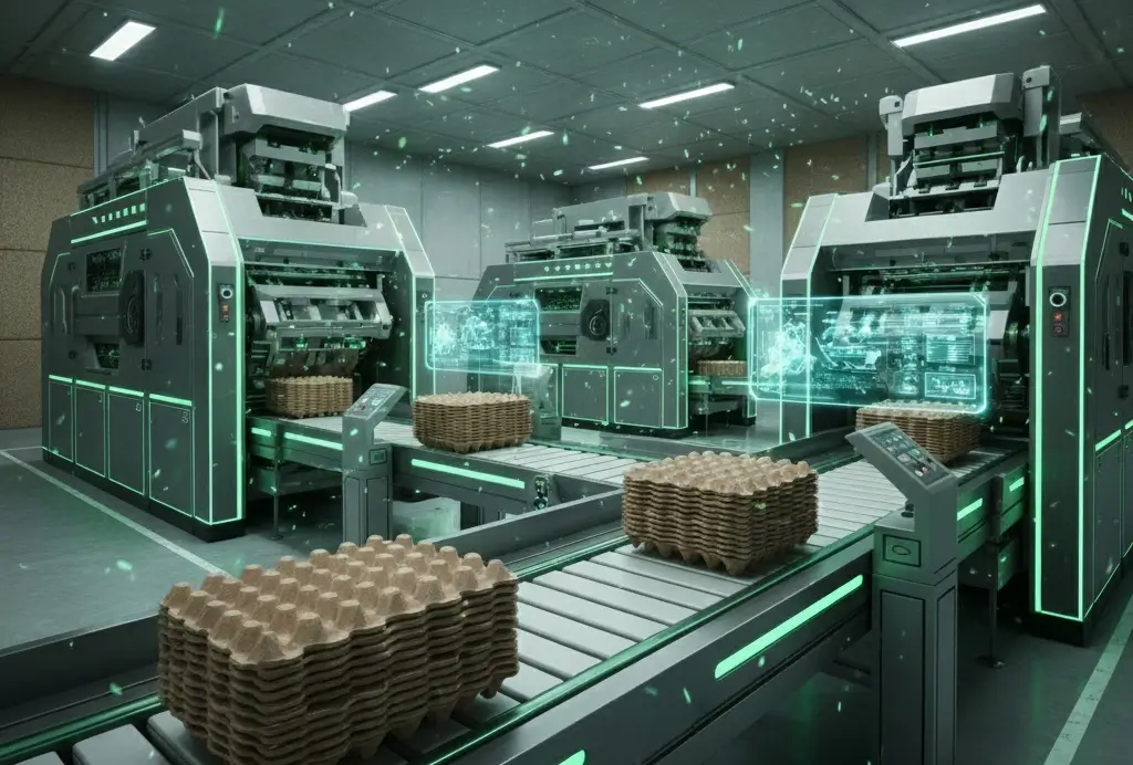 Fully customized large-scale pulp molding production line engineered for industrial clients, featuring modular components, professional tailored solutions, and long-term scalable expansion.
