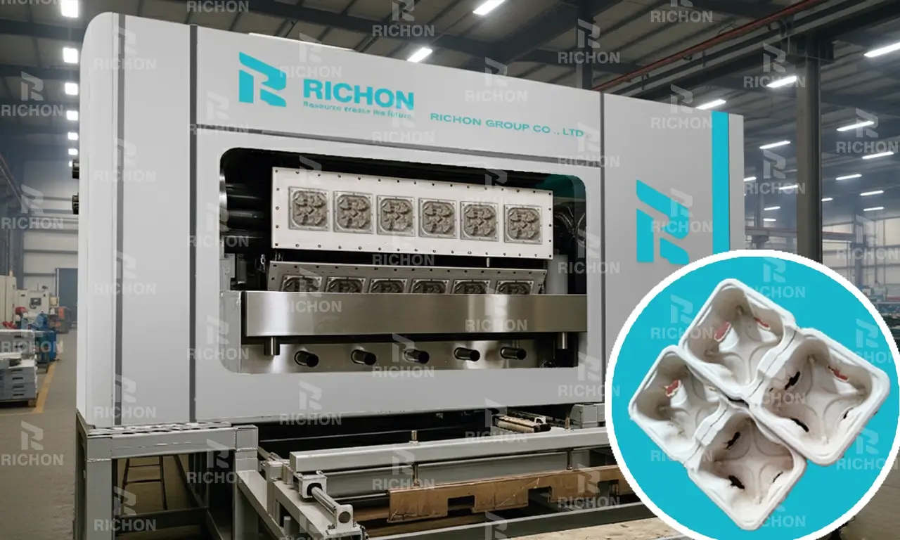 Fully automatic coffee tray production line with PLC control and energy recovery system, designed for large-scale coffee producers and packaging companies with reliable 24/7 continuous operation.