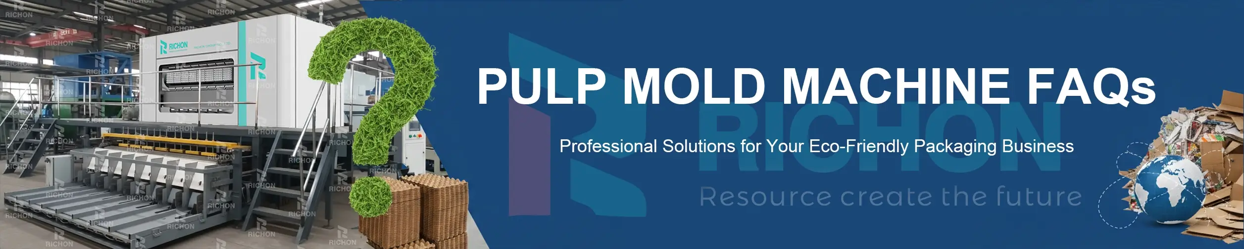 Frequently asked questions about pulp molding machines, egg tray production lines, and waste paper recycling systems