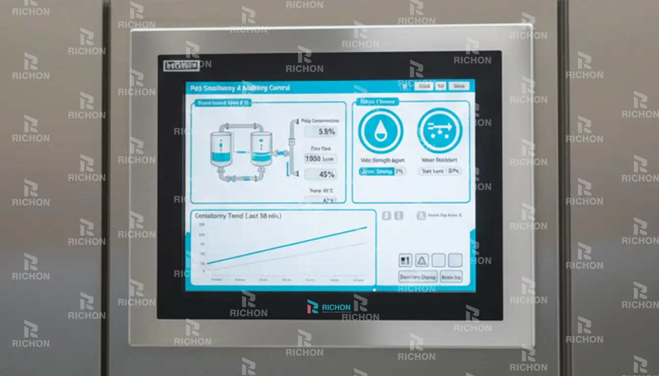 Automated pulp consistency control system ensuring uniform fiber distribution in egg tray production