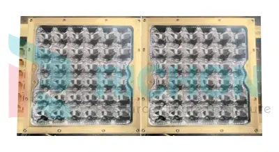 Reinforced egg tray mold frame