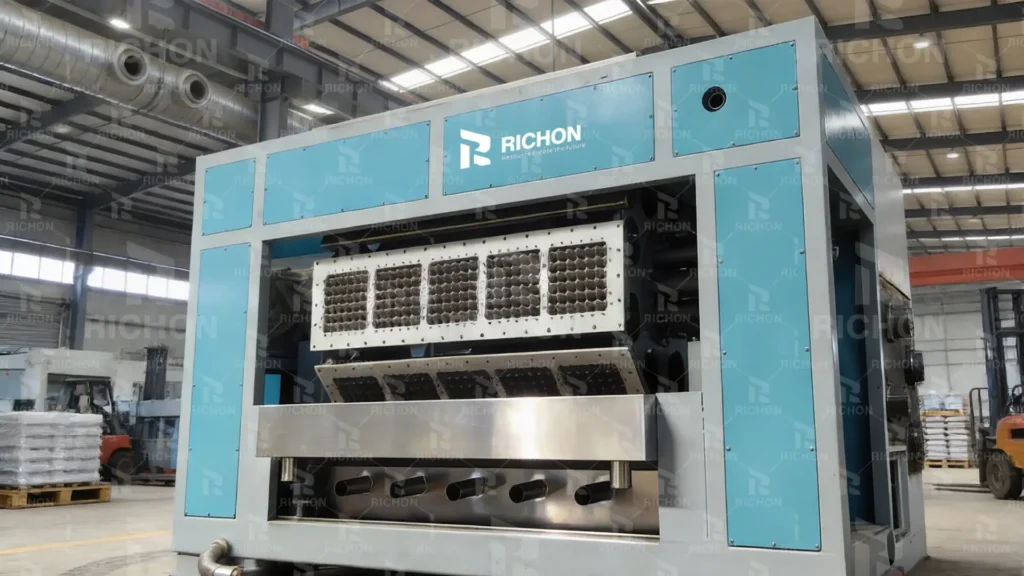 5,000 pcs per hour egg tray machine configuration