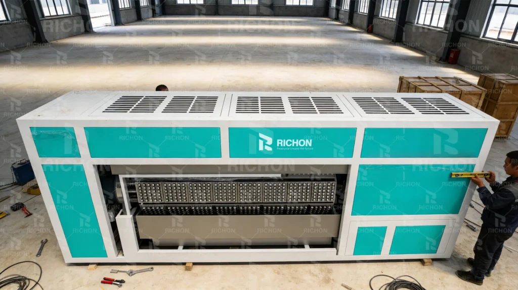 8,000 pcs per hour egg tray machine configuration