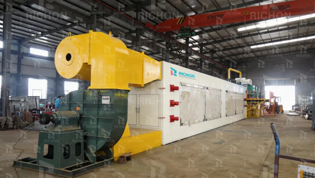 Metal drying system for 5000 pcs per hour egg tray production