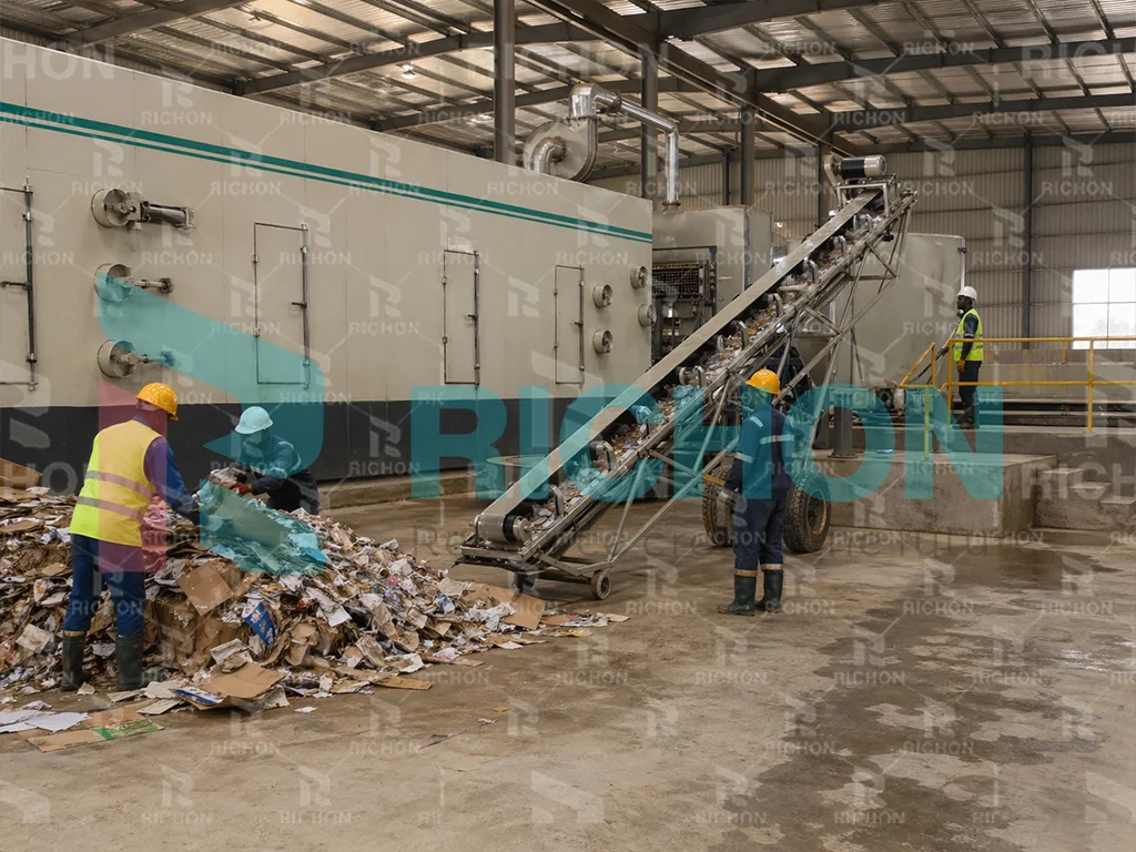 waste paper pulping and raw material planning for cameroon egg tray factory project