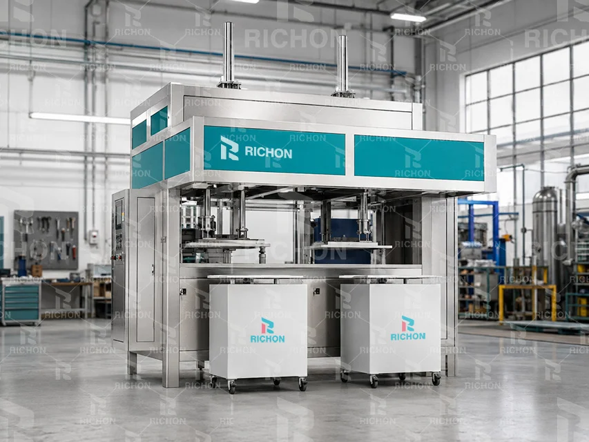 Richon reciprocating industrial pulp molding machine for custom molded fiber protective packaging